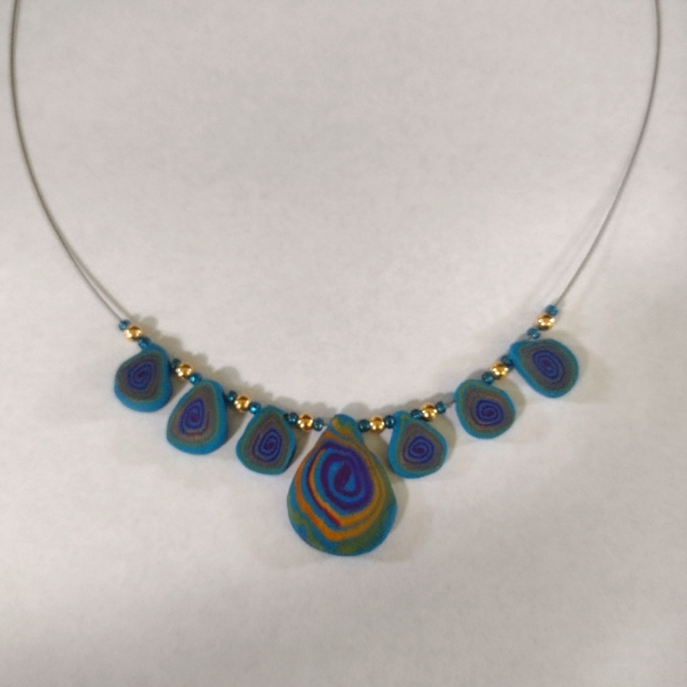 Homemade Polymer Clay Necklace